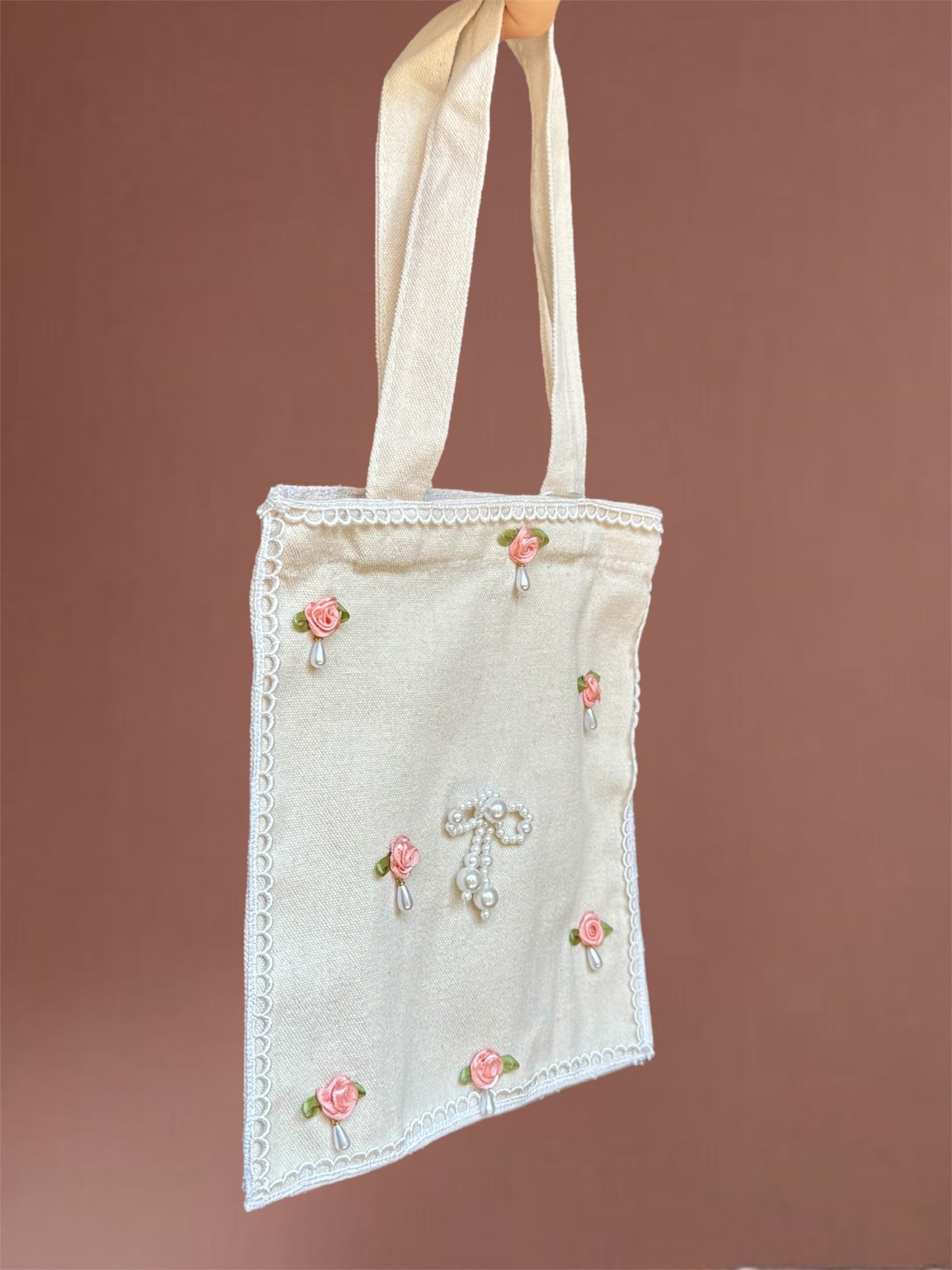 Blooming Pearl Mini Tote Bag