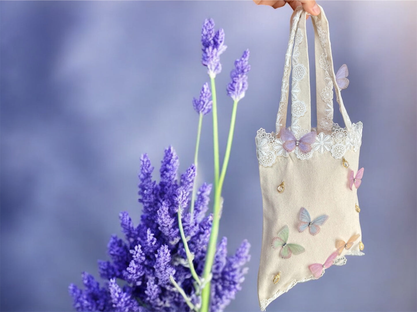 Painted Ladies Mini Tote Bag