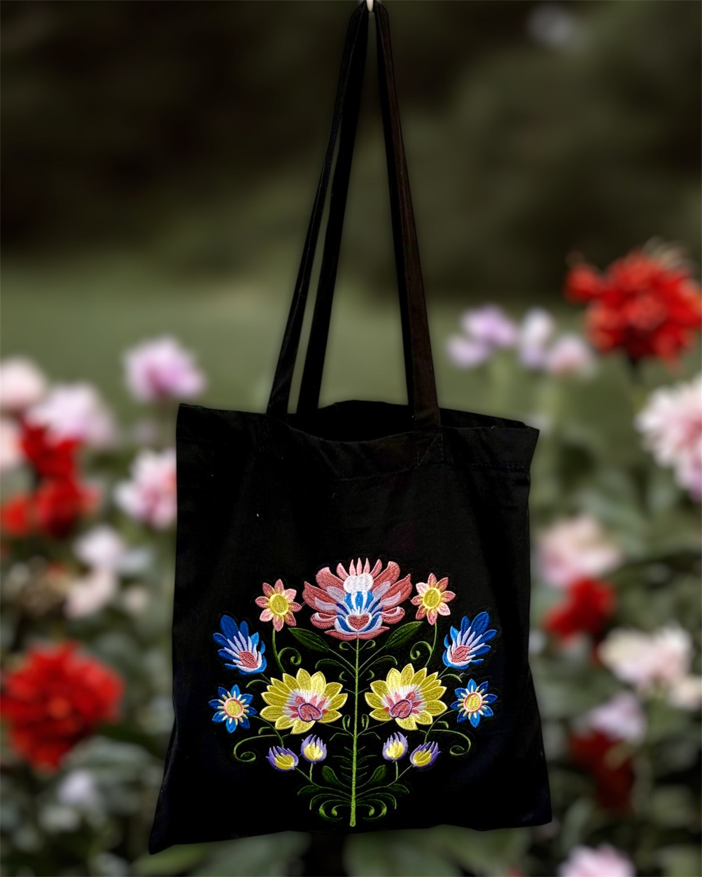 Fleurs de Nuit Large Tote Bag