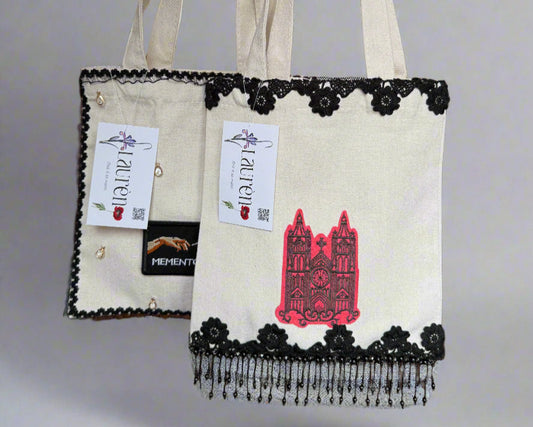 Custom Mini Tote Bag – Personalized Handmade Cotton Tote
