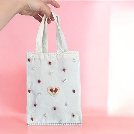 Strawberry Fields Forever Mini Tote Bag