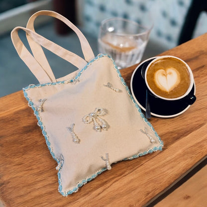 Dewdrop Pearl Mini Tote