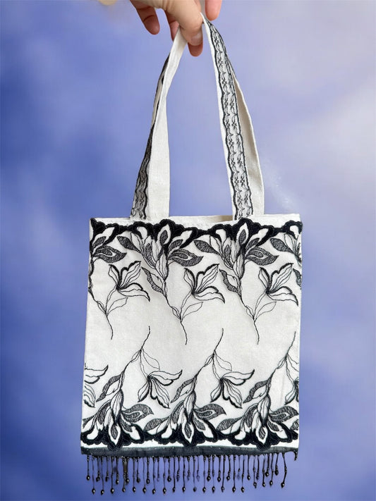 Midnight in Paris Mini Tote Bag