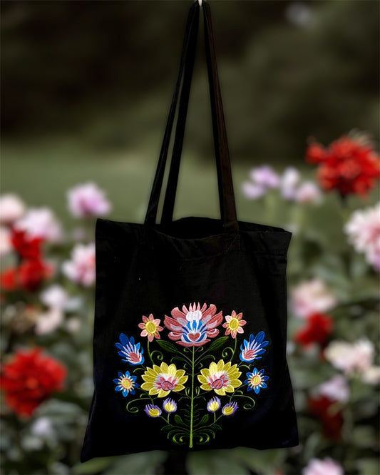 Fleurs de Nuit Large Tote Bag