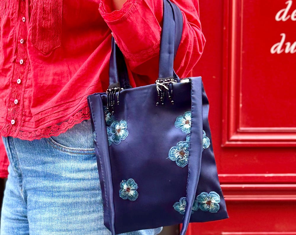 Bleu de Nuit Mini Tote